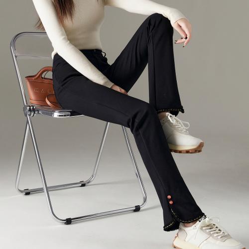 时尚九分喇叭裤