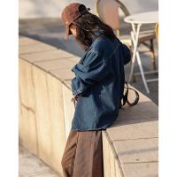 【随性风牛仔外套】摩登贴袋宽松挺括造型感舒适休闲显瘦丹宁上衣