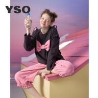 yso【酷猫系列】睡衣女棉质春秋款长袖长裤可爱女士家居服套装A
