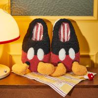 Gukoo/果壳拖鞋女冬季迪士尼联名新款保暖可爱米奇女士居家棉拖鞋