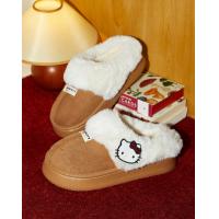 【HelloKitty】秋冬拖鞋女毛毛拖鞋可外穿居家拖鞋