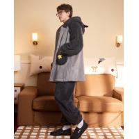 【立体耳朵连帽】情侣睡衣女冬季加厚北极绒家居服套装可外穿