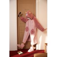 果壳（Gukoo）情侣睡衣女24年秋冬季新款珊瑚绒连帽睡袍薄绒家居服男睡衣