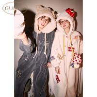 Gukoo/果壳睡袍情侣hellokitty联名新款保暖男士家居服睡袍D