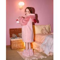 Gukoo/果壳【暖绒舒适】睡袍女童冬季厚款珊瑚绒保暖带帽女童家居睡袍可外穿