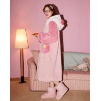 Gukoo/果壳【加绒加厚】睡衣女秋冬甜美少女连帽高级感女士家居睡袍可外穿