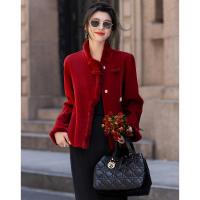 【桃里桃气】24冬国风新中式温柔獭兔毛盘扣气质好搭外套女短款