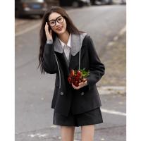 【千金玛德琳】冬季轻龄感绵羊毛顺毛呢舒适遮肉大廓形大衣女外套