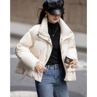 【云朵泡芙】冬50D棉感仿记忆90鸭绒橡筋A字短款女式羽绒服