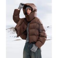 【云朵漫游】冬季加厚保暖90鸭绒连帽面包服短羽绒服女气质外套