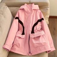 【圣诞雪霁之行】冬季北欧棉三防90鸭绒撞色抽绳保暖女式羽绒服