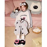 Gukoo/果壳【加厚北极绒】睡衣女秋冬圆领少女软萌柔软保暖家居服套装可外穿