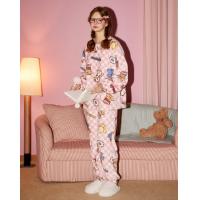 Gukoo/果壳【玛丽猫联名】睡衣女秋冬卡通满印加厚牛奶绒高级感女家居服套装