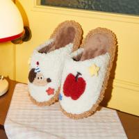 【原创派对小狗-苹安新年】拖鞋女冬季居家可爱保暖毛毛包头拖鞋