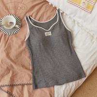 Gukoo/果壳保暖背心女秋冬HelloKitty联名新款带胸垫女士简约背心