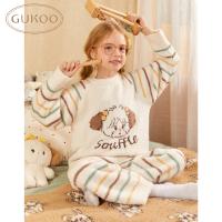 果壳睡衣女童冬季mikko联名可爱儿童家居套装S824406211F01