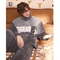 【原创IP】情侣睡衣女秋冬加厚北极绒派对小狗系列家居服可外穿