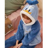 【米奇家族】果壳睡衣儿童加厚珊瑚绒保暖可外穿男童家居服套装