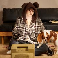 Gukoo/果壳睡袍男冬季迪士尼联名新款格子保暖男士家居服睡袍D