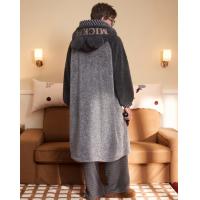 【米奇系列】睡袍男冬季阳离子加厚款保暖连帽可外穿睡袍高级感