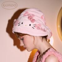 Gukoo/果壳浴裙女HelloKitty联名新款吸水可爱浴帽女士洗浴