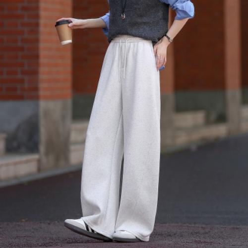 【弯刀企划】25冬户外运动风松紧腰卫裤遮肉小个子显瘦休闲裤女