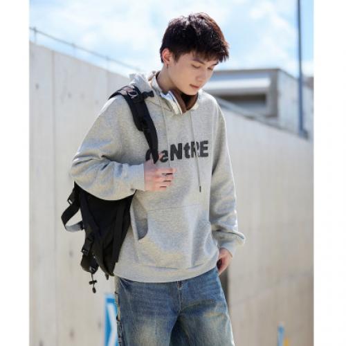 唐狮秋冬新款卫衣男士连帽衫美式青少年外套上衣外套加绒潮流