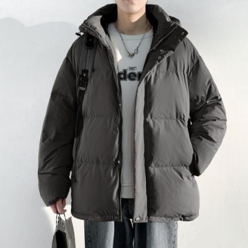 唐狮2026冬季男连帽短款羽绒服高品质鸭绒外套男冬季休闲轻奢保暖