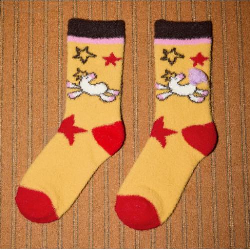 Gukoo/果壳袜子女新款冬家居袜睡眠袜保暖袜珊瑚绒袜地板袜