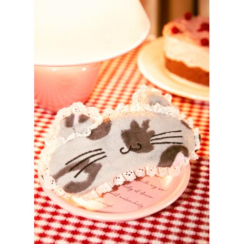 【Gukoo果壳】秋冬毛绒豹纹保暖家居睡衣配饰睡眠遮光眼罩