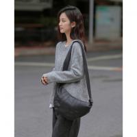 【慵懒灰针织衫】冬款圆领套头基础百搭长袖针织衫女