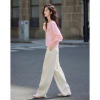 【贝壳粉圆领卫衣】秋减龄学院风舒适甜美氛围感卫衣女