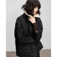 【巴恩风棉服】冬季保暖云朵棉时髦拼接翻领绗棉夹棉宽松女式棉衣