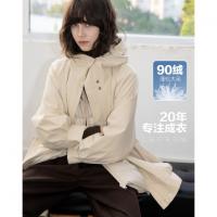 【可脱卸内胆双层绗绒三合一】冬季90鸭绒连帽小火炉女式羽绒服