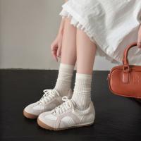 【通勤极简】软底透气百搭轻便舒适菱格拼接休闲鞋女德训鞋