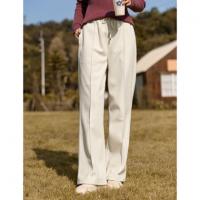 【纯白都市】春秋职场百搭休闲阔腿裤时尚舒适通勤直筒裤子女