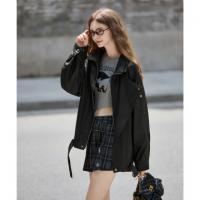 唐狮2026秋季新款外套女重工复古中性机车皮衣外套PU夹克上衣