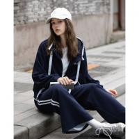 唐狮2026秋冬季套装女开衫连帽卫衣蕾丝设计感独特小众卫裤子套装