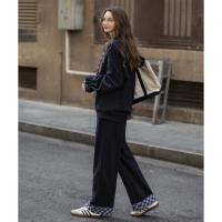 唐狮2026秋冬季女套装两件套卫衣女连帽v领印花裤子套装超好看