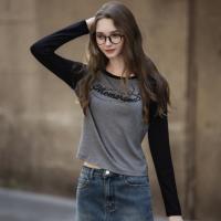 唐狮2026秋冬季打底衫女圆领内搭上衣女春秋显瘦可外穿高级感百搭