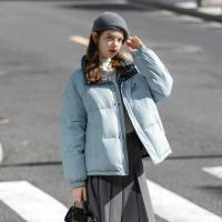 【史努比联名款】唐狮2026秋冬女立领双面穿短款羽绒服时尚百搭