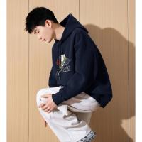 【史努比联名款】唐狮2026春秋季情侣款卡通印花设计感连帽卫衣