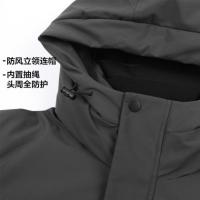 唐狮2026冬季短款工装羽绒服男小众设计感时尚灰色简约风羽绒外套