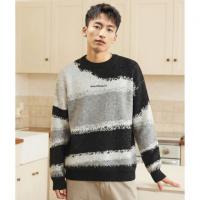 唐狮2026秋冬季情侣毛衣女圆领套头精致刺绣字母渐变超好看毛线衫