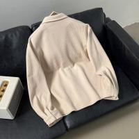 唐狮2026秋冬季男士翻领长袖衬衫灯芯绒衬衫休闲时尚潮流日式穿搭