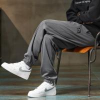 唐狮2026秋季新款休闲长裤男士宽松运动风束脚裤韩系日常百搭潮
