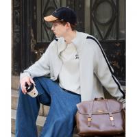 唐狮2025秋冬季毛衣男立领撞色运动风开衫毛线衫休闲风毛衣外套