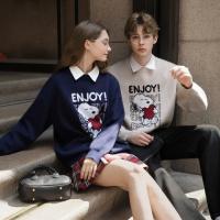 【史努比联名款】唐狮2026秋冬季新款情侣卡通可爱风毛线衫休闲风