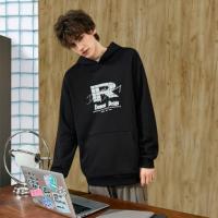 唐狮春季新款男卫衣美式潮牌连帽套头衫青少年百搭外套宽松