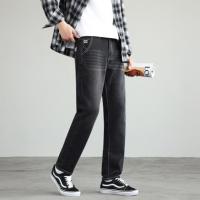 唐狮2026秋冬季新款牛仔长裤男宽松小脚裤休闲百搭复古做旧设计